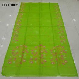 পিউর মসলিন তন্তুজ শাড়ি ব্লাউজ পিস সহ