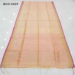 পিউর মসলিন তন্তুজ শাড়ি ব্লাউজ পিসসহ